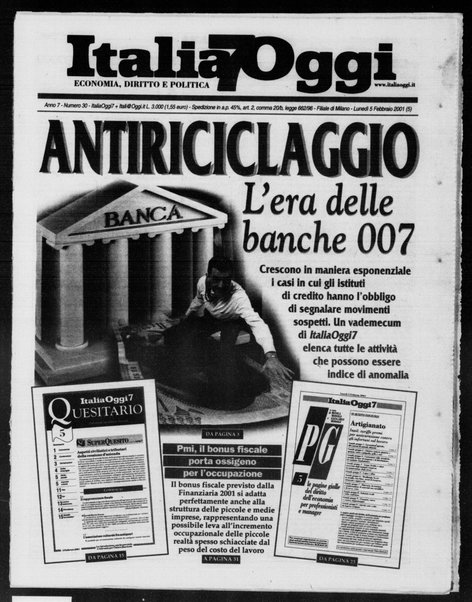 Italia oggi : quotidiano di economia finanza e politica